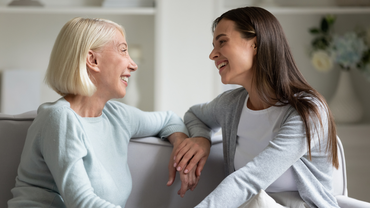 A heartfelt conversation between mother and daughter, reflecting how to convince parent to move to assisted living gently.
