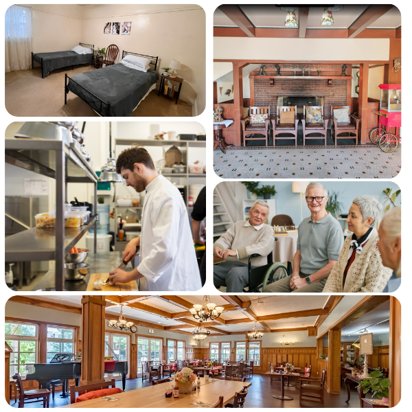 Historic senior living residence in Monrovia CA at Henrietta’s Leven Oaks